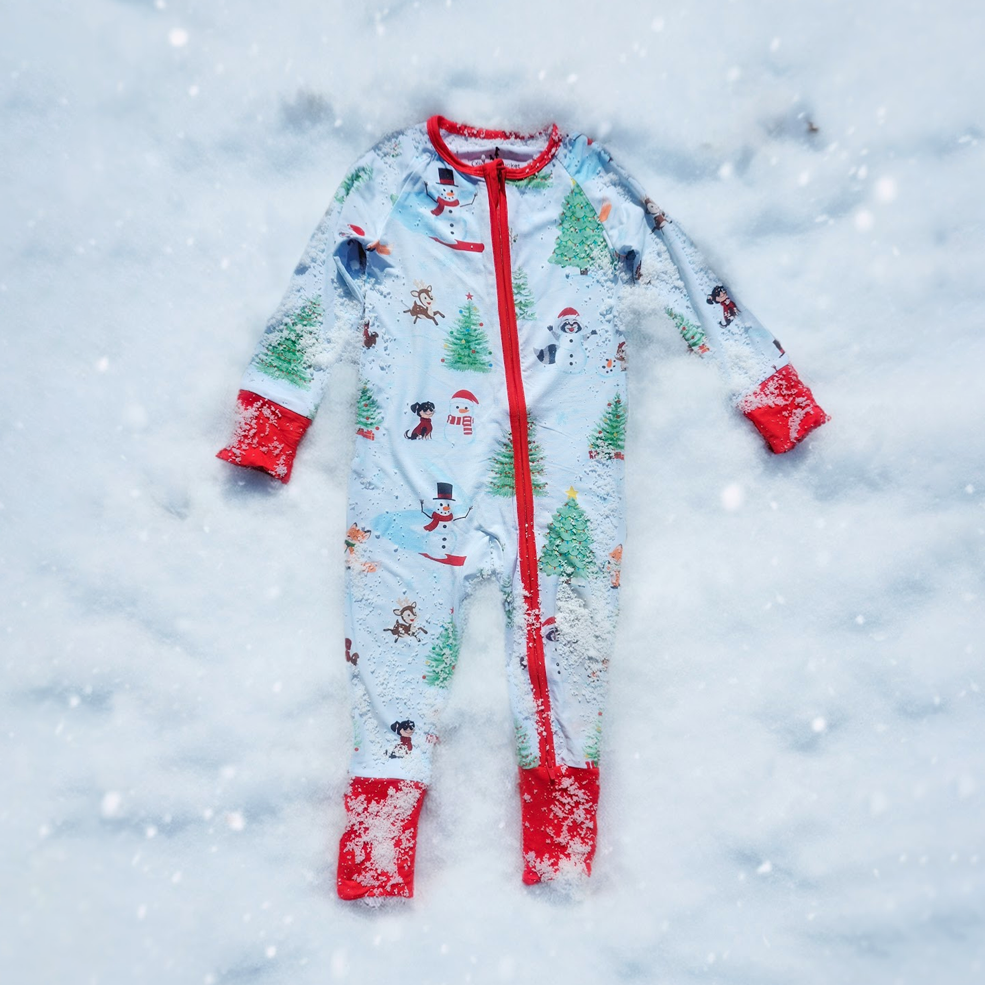 Woodland Christmas Bamboo Pajamas