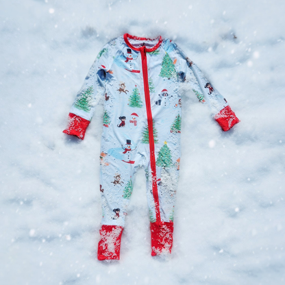 Woodland Christmas Bamboo Pajamas