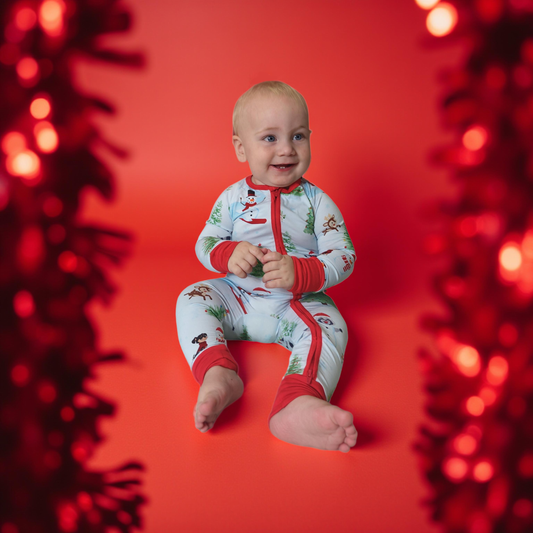 Woodland Christmas Bamboo Pajamas