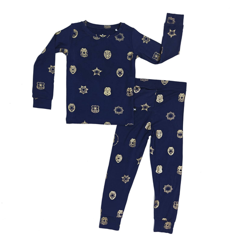 Police Bamboo Kids Pajamas